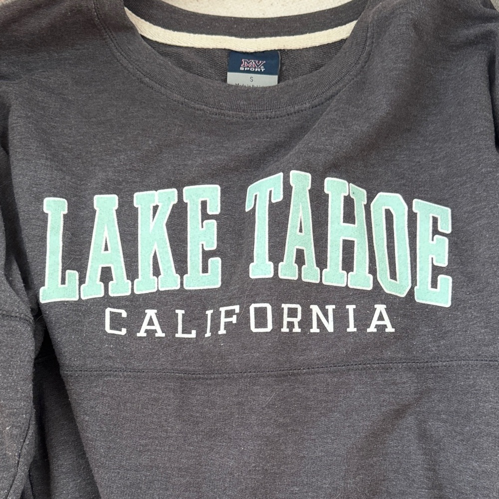 Gray Lake Tahoe Sweatshirt